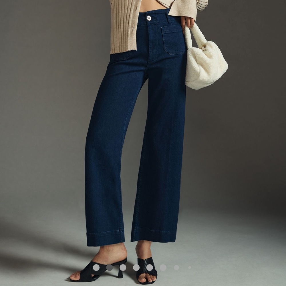 Maeve Collette wide leg jeans